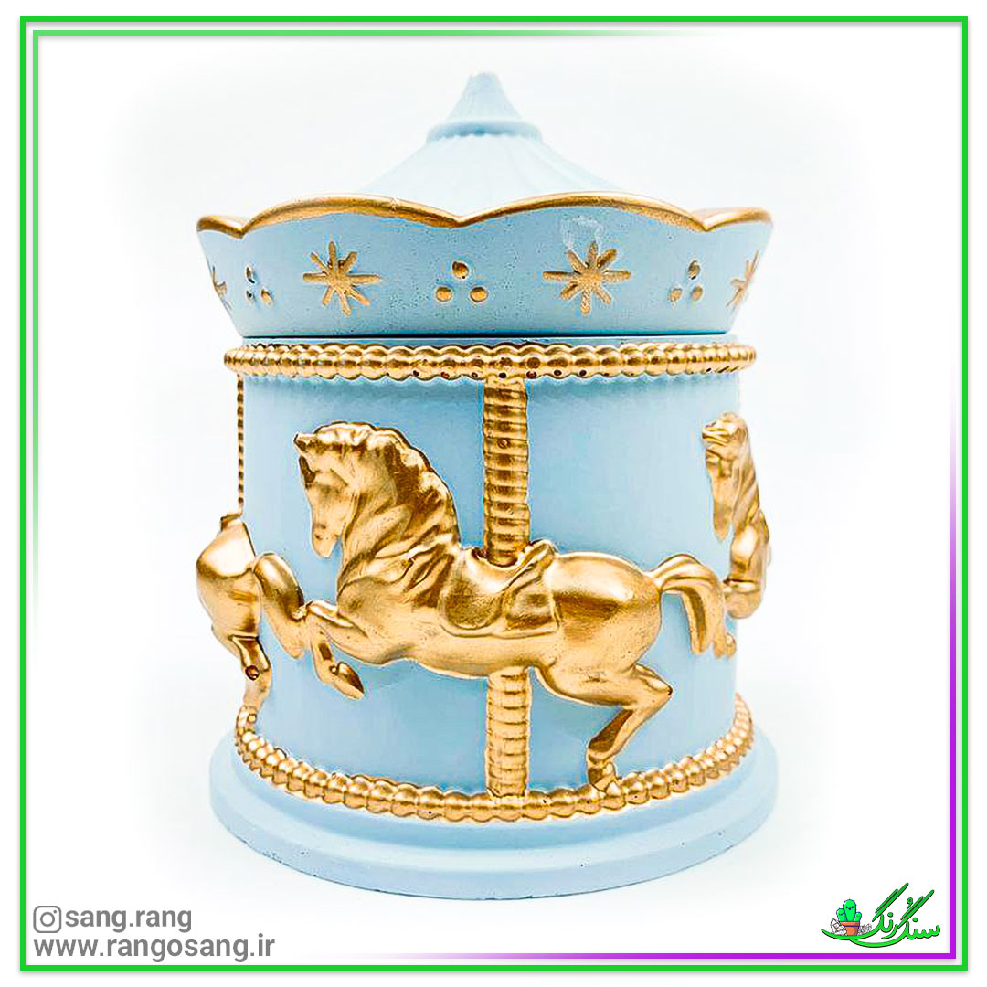 قالب سیلیکونی بانکه کاروسل اسبی