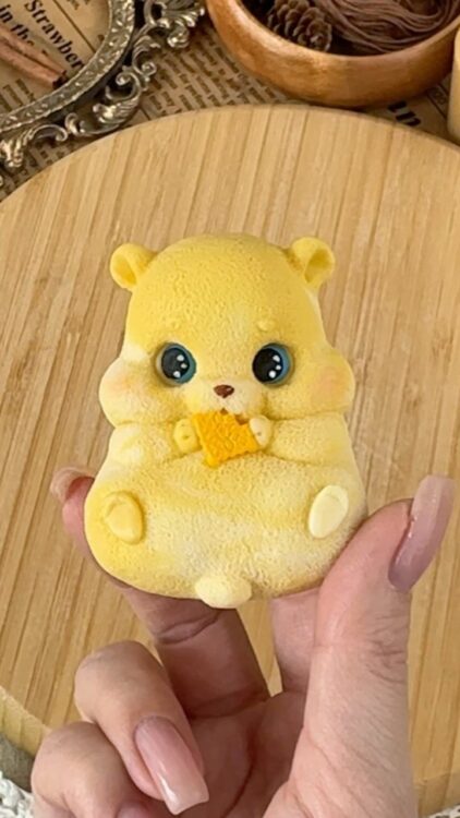 قالب سیلیکونی همستر لمیده روسی