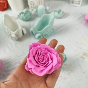 قالب سیلیکونی گل برای شمع سازی