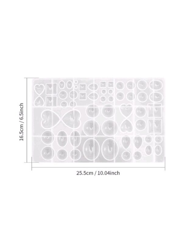 قالب سیلیکونی زیور آلات وارداتی برای رزین اپوکسی 12 طرح