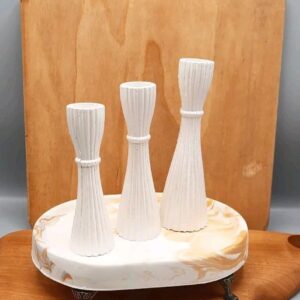 قالب سیلیکونی جا شمعی عروس 1 عددی بلند