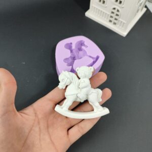 قالب سیلیکونی تدی اسب سوار