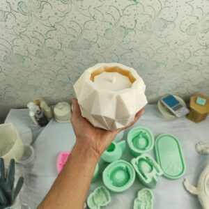 قالب سیلیکونی گلدان نئون neon