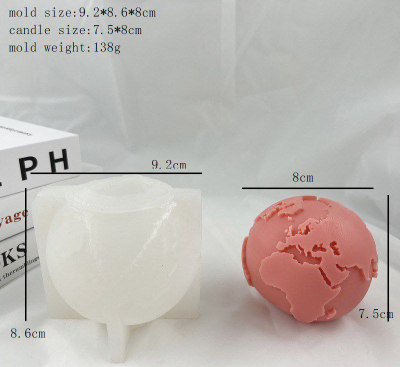 قالب سیلیکونی کره زمین