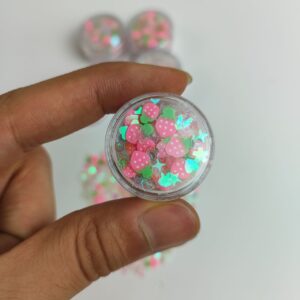 فیمو قرمز صورتی توت فرنگی