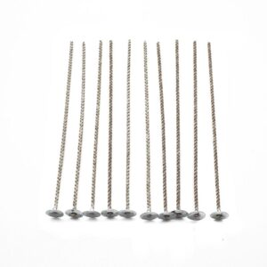 فیتیله شمع سازی موم خارجی درجه یک 15 سانتی رنگ کاهی (روسی)