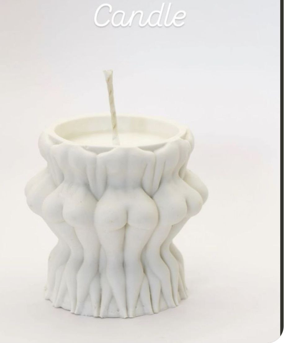 قالب سیلیکونی گلدان نیم تنه (جا براش ارایشی)