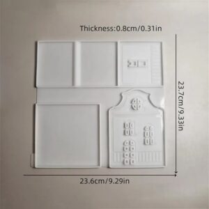 قالب سیلیکونی خانه شیروانی دار (پازلی )