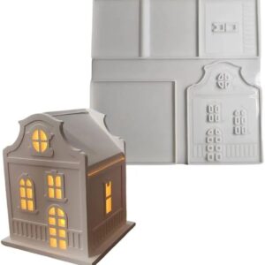 قالب سیلیکونی خانه شیروانی دار (پازلی )