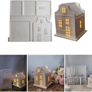 قالب سیلیکونی خانه شیروانی دار (پازلی )