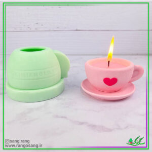 قالب سیلیکونی فنجان و نعلبکی