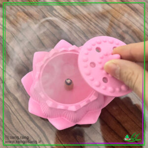 قالب سیلیکونی جاعودی آبشاری یا بخورسوز نیلوفر (کپی