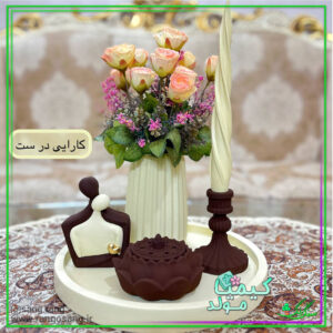 قالب سیلیکونی شمعدان شاهان