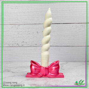 قالب سیلیکونی شمعدان پاپیونی
