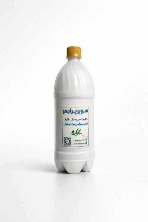 سوپر پرایمر سنگ مصنوعی سنگ و رنگ 1 لیتری (براق)